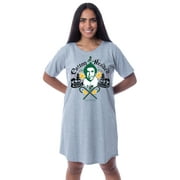 Elf The Movie Womens' Buddy Cotton-Headed Nightgown Sleep Pajama